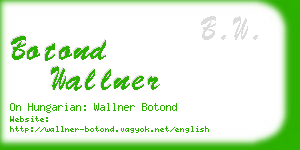 botond wallner business card